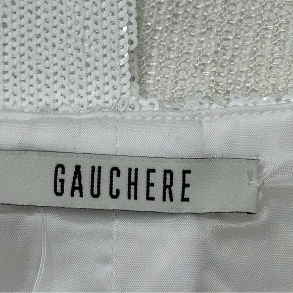 GAUCHERE White Sequin Maxi Skirt Size 34 - Picture 5 of 9